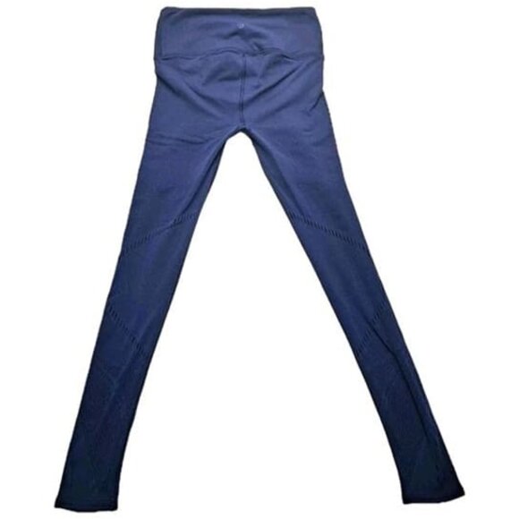 LULULEMON Women's Stretch Activewear Yoga Leg Vent Holes Leggings Size 6 Blue - Picture 9 of 14